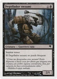 Nezumi Cutthroat (Spanish) - "Degollador nezumi" (A17) - Magic Encyclopedia 2005 (Salvat/Hachette) - Magic: The Gathering card