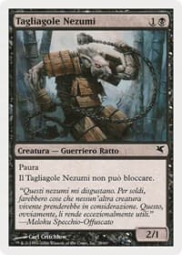 Nezumi Cutthroat (Italian) - "Tagliagole Nezumi" (A29) - Magic Encyclopedia 2005 (Salvat/Hachette) - Magic: The Gathering card