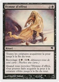 Dirge of Dread (French) - "Hymne d'effroi" - Magic Encyclopedia 2005 (Salvat/Hachette) - Magic: The Gathering card