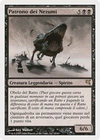 Patron of the Nezumi (Italian) - "Patrono dei Nezumi" - Magic Encyclopedia 2005 (Salvat/Hachette) - Magic: The Gathering card