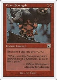 Giant Strength - Classic Sixth Edition - Magic: The Gathering card