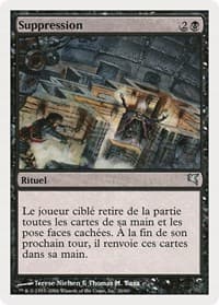 Suppress (French) - "Suppression" - Magic Encyclopedia 2005 (Salvat/Hachette) - Magic: The Gathering card