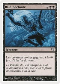 Nocturnal Raid (French) - "Raid nocturne" - Magic Encyclopedia 2005 (Salvat/Hachette) - Magic: The Gathering card