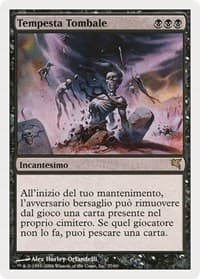 Gravestorm (Italian) - "Tempesta Tombale" - Magic Encyclopedia 2005 (Salvat/Hachette) - Magic: The Gathering card