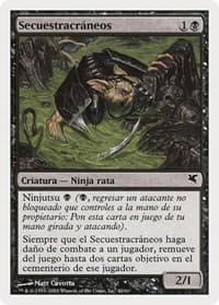 Skullsnatcher (Spanish) - "Secuestracraneos" (A42) - Magic Encyclopedia 2005 (Salvat/Hachette) - Magic: The Gathering card
