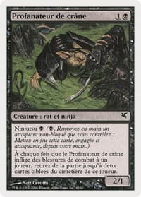 Skullsnatcher (French) - "Profanateur de crane" (A43) - Magic Encyclopedia 2005 (Salvat/Hachette) - Magic: The Gathering card