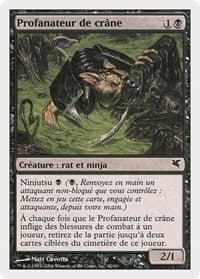 Skullsnatcher (French) - "Profanateur de crane" (A42) - Magic Encyclopedia 2005 (Salvat/Hachette) - Magic: The Gathering card