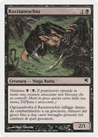 Skullsnatcher (Italian) - "Razziateschio" (A42) - Magic Encyclopedia 2005 (Salvat/Hachette) - Magic: The Gathering card