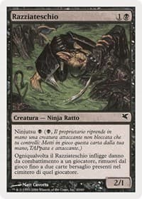 Skullsnatcher (Italian) - "Razziateschio" (A43) - Magic Encyclopedia 2005 (Salvat/Hachette) - Magic: The Gathering card
