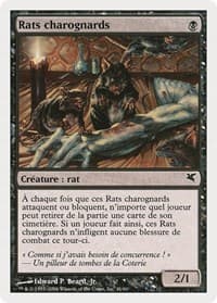 Carrion Rats (French) - "Rats charognards" (A41) - Magic Encyclopedia 2005 (Salvat/Hachette) - Magic: The Gathering card