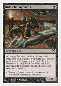 Carrion Rats (French) - "Rats charognards" (A40) - Magic Encyclopedia 2005 (Salvat/Hachette) - Magic: The Gathering card