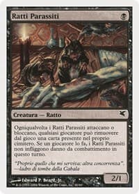 Carrion Rats (Italian) - "Ratti Parassiti" (A41) - Magic Encyclopedia 2005 (Salvat/Hachette) - Magic: The Gathering card