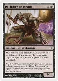 Nezumi Bone-Reader (French) - "Dechiffre-os nezumi" - Magic Encyclopedia 2005 (Salvat/Hachette) - Magic: The Gathering card