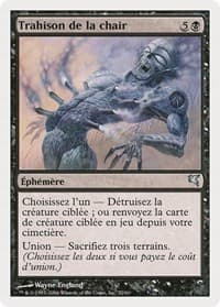 Betrayal of Flesh (French) - "Trahison de la chair" - Magic Encyclopedia 2005 (Salvat/Hachette) - Magic: The Gathering card
