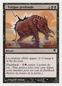 Crippling Fatigue (French) - "Fatigue profonde" (A6) - Magic Encyclopedia 2005 (Salvat/Hachette) - Magic: The Gathering card