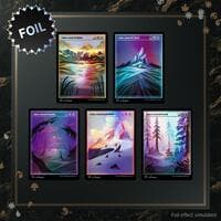 Secret Lair Drop: PixelSnowLands.jpg - Traditional Foil Edition - Secret Lair Drop Series - Magic: The Gathering card