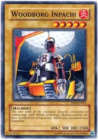Woodborg Inpachi - Dark Revelation Volume 3 - YuGiOh card