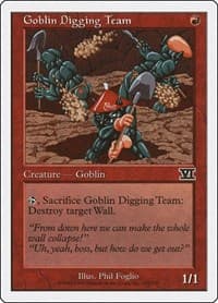 Goblin Digging Team - Classic Sixth Edition - Magic: The Gathering card