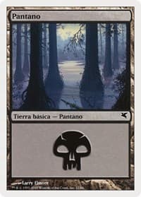 Swamp (Spanish) - "Pantano" (A11) - Magic Encyclopedia 2005 (Salvat/Hachette) - Magic: The Gathering card