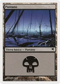Swamp (Spanish) - "Pantano" (D34) - Magic Encyclopedia 2005 (Salvat/Hachette) - Magic: The Gathering card
