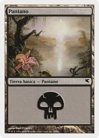 Swamp (Spanish) - "Pantano" (D35) - Magic Encyclopedia 2005 (Salvat/Hachette) - Magic: The Gathering card