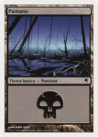 Swamp (Spanish) - "Pantano" (E35) - Magic Encyclopedia 2005 (Salvat/Hachette) - Magic: The Gathering card