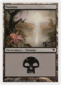 Swamp (Spanish) - "Pantano" (E36) - Magic Encyclopedia 2005 (Salvat/Hachette) - Magic: The Gathering card