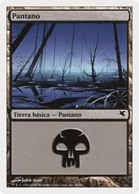 Swamp (Spanish) - "Pantano" (D46) - Magic Encyclopedia 2005 (Salvat/Hachette) - Magic: The Gathering card