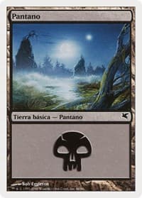 Swamp (Spanish) - "Pantano" (F46) - Magic Encyclopedia 2005 (Salvat/Hachette) - Magic: The Gathering card