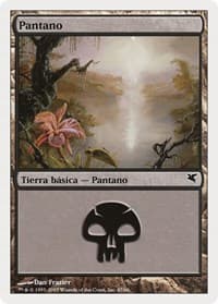 Swamp (Spanish) - "Pantano" (A47) - Magic Encyclopedia 2005 (Salvat/Hachette) - Magic: The Gathering card