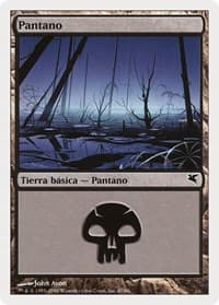 Swamp (Spanish) - "Pantano" (F47) - Magic Encyclopedia 2005 (Salvat/Hachette) - Magic: The Gathering card