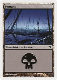 Swamp (Spanish) - "Pantano" (A48) - Magic Encyclopedia 2005 (Salvat/Hachette) - Magic: The Gathering card