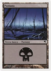Swamp (Spanish) - "Pantano" (A59) - Magic Encyclopedia 2005 (Salvat/Hachette) - Magic: The Gathering card