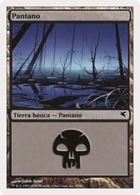 Swamp (Spanish) - "Pantano" (E59) - Magic Encyclopedia 2005 (Salvat/Hachette) - Magic: The Gathering card