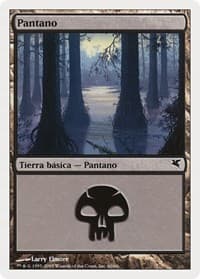 Swamp (Spanish) - "Pantano" (A60) - Magic Encyclopedia 2005 (Salvat/Hachette) - Magic: The Gathering card