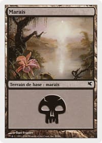 Swamp (French) - "Marais" (F59) - Magic Encyclopedia 2005 (Salvat/Hachette) - Magic: The Gathering card