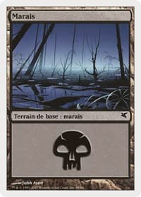 Swamp (French) - "Marais" (E59) - Magic Encyclopedia 2005 (Salvat/Hachette) - Magic: The Gathering card