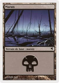 Swamp (French) - "Marais" (F58) - Magic Encyclopedia 2005 (Salvat/Hachette) - Magic: The Gathering card