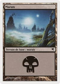 Swamp (French) - "Marais" (F57) - Magic Encyclopedia 2005 (Salvat/Hachette) - Magic: The Gathering card
