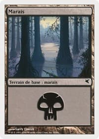 Swamp (French) - "Marais" (A56) - Magic Encyclopedia 2005 (Salvat/Hachette) - Magic: The Gathering card