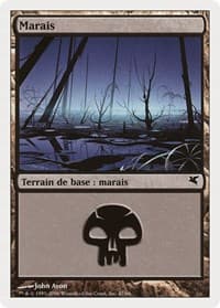 Swamp (French) - "Marais" (F47) - Magic Encyclopedia 2005 (Salvat/Hachette) - Magic: The Gathering card