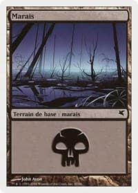 Swamp (French) - "Marais" (F35) - Magic Encyclopedia 2005 (Salvat/Hachette) - Magic: The Gathering card