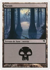Swamp (French) - "Marais" (A33) - Magic Encyclopedia 2005 (Salvat/Hachette) - Magic: The Gathering card