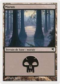 Swamp (French) - "Marais" (A22) - Magic Encyclopedia 2005 (Salvat/Hachette) - Magic: The Gathering card