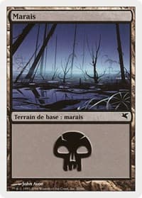 Swamp (French) - "Marais" (F20) - Magic Encyclopedia 2005 (Salvat/Hachette) - Magic: The Gathering card