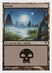 Swamp (French) - "Marais" (E11) - Magic Encyclopedia 2005 (Salvat/Hachette) - Magic: The Gathering card