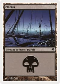 Swamp (French) - "Marais" (F9) - Magic Encyclopedia 2005 (Salvat/Hachette) - Magic: The Gathering card