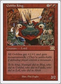 Goblin King - Classic Sixth Edition - Magic: The Gathering card