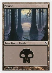 Swamp (Italian) - "Palide" (A11) - Magic Encyclopedia 2005 (Salvat/Hachette) - Magic: The Gathering card