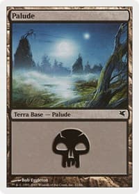Swamp (Italian) - "Palide" (E11) - Magic Encyclopedia 2005 (Salvat/Hachette) - Magic: The Gathering card